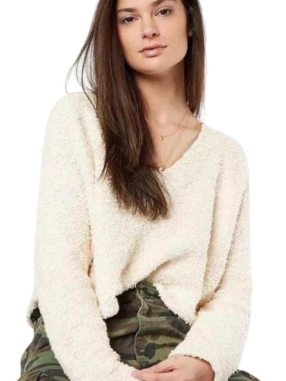 Free People Popcorn Pullover Women's Sweater
